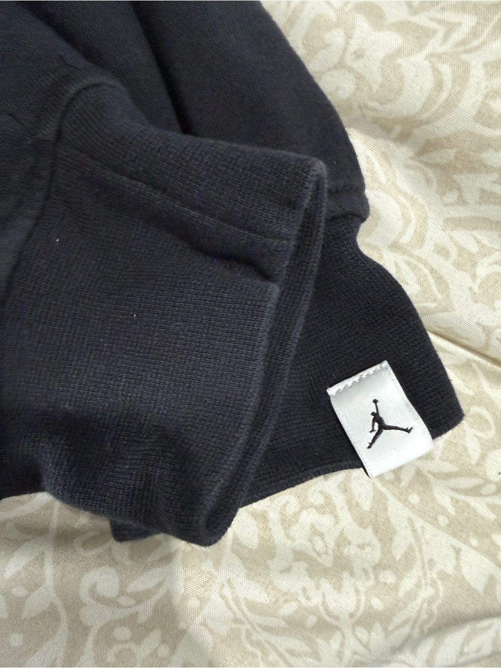 Jordan Black Men's Jogger Sweatpants with Jumpman Tag